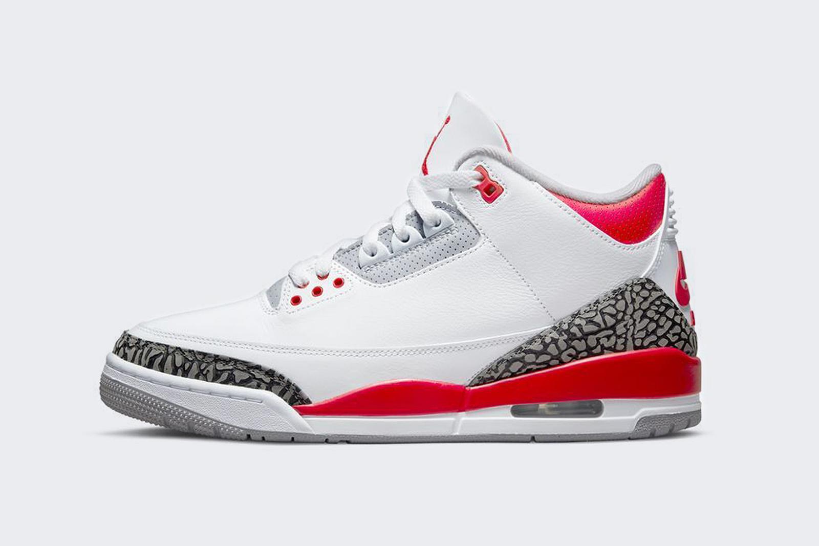 Jordan 3: White Fire Red