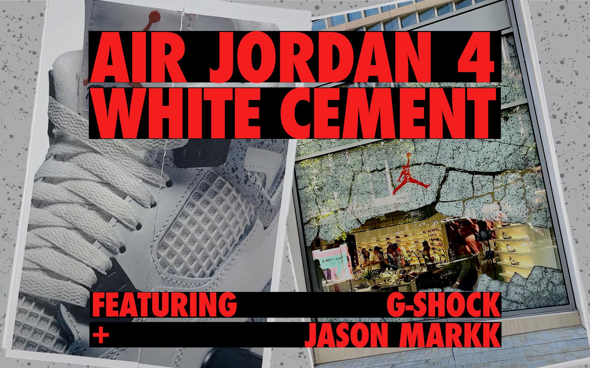 AIR JORDAN 4 'WHITE CEMENT'