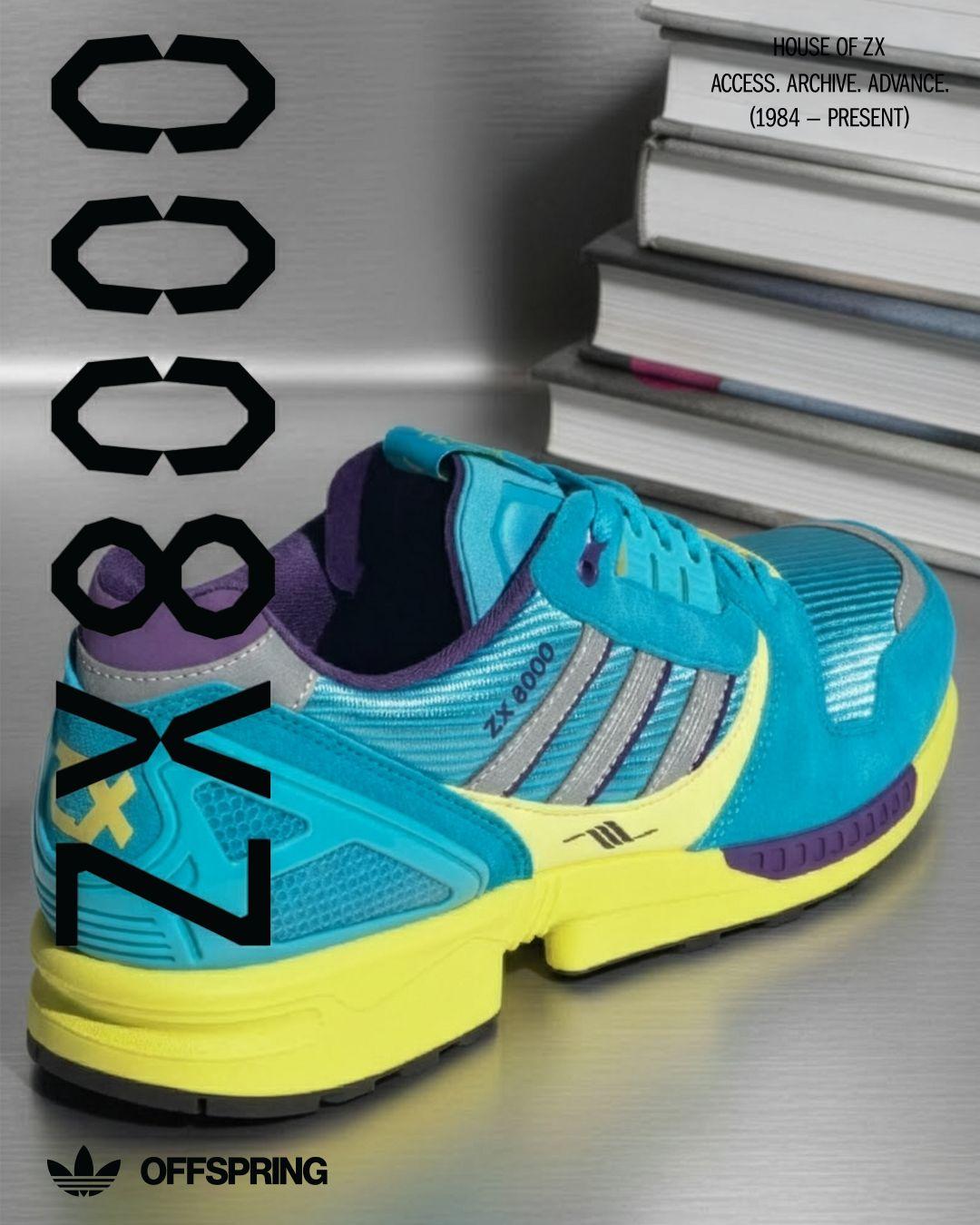 ADIDAS ORIGINALS ZX 8000. THE RETURN OF THE CREATORS
