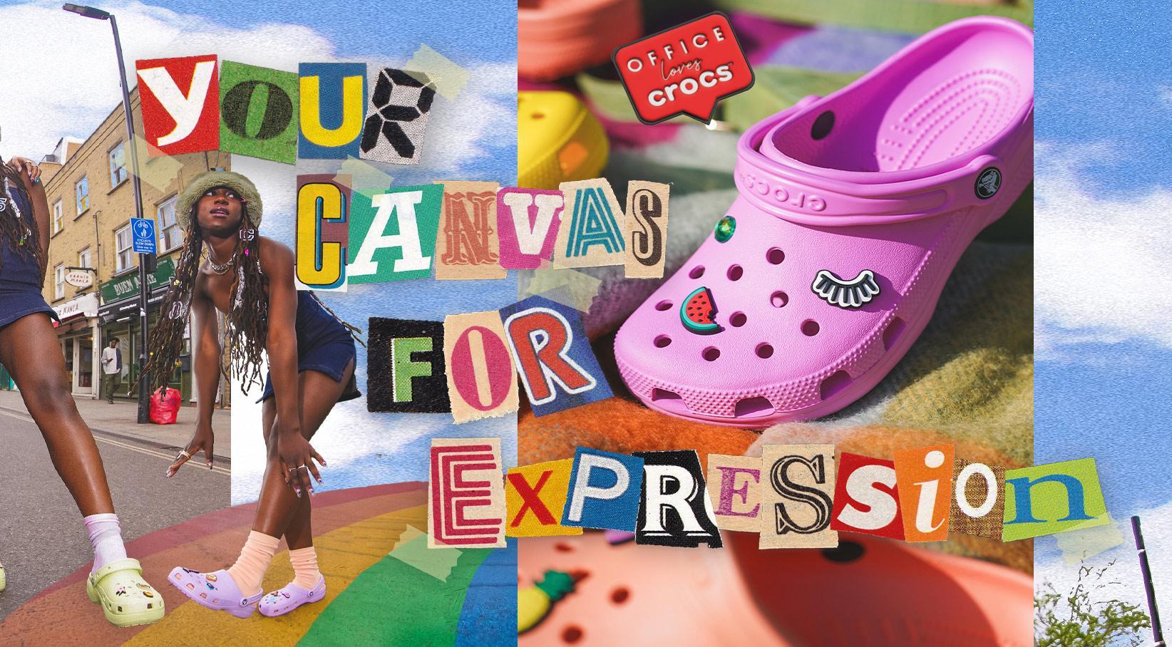 Your Canvas For Expression | OFFICE Loves Crocs!