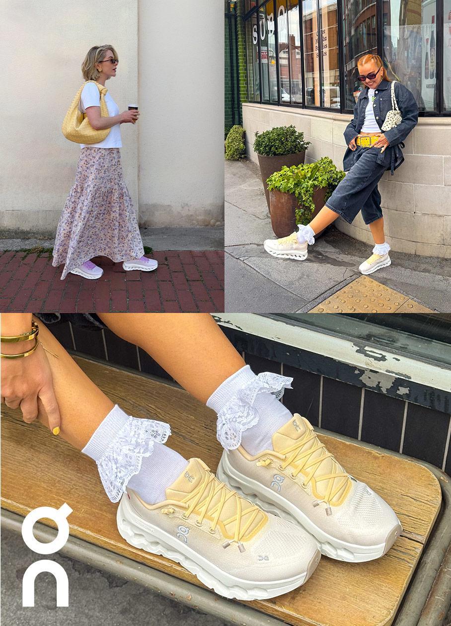 How the cool girls are styling the ON #Cloudtilt trainers this summer  💗