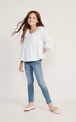 High-Waisted Flare Jeans for Girls