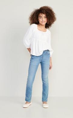 High-Waisted Baggy Wide-Leg Jeans for Girls