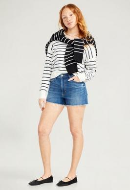 High-Waisted Wow Jean Shorts -- 3-inch inseam