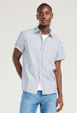 old navy slim fit button up