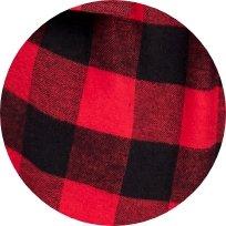 Red and black checkers.