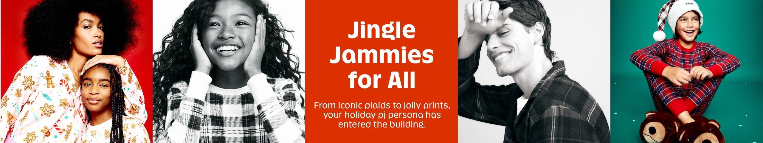 Jingle Jammies For All. From iconic plaids to jolly prints, your holiday pj persona entered the building.