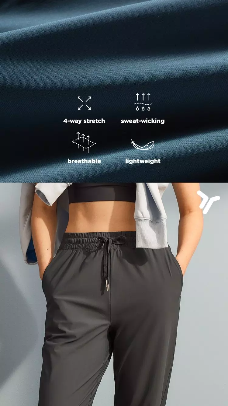 High-Waisted SleekTech Joggers