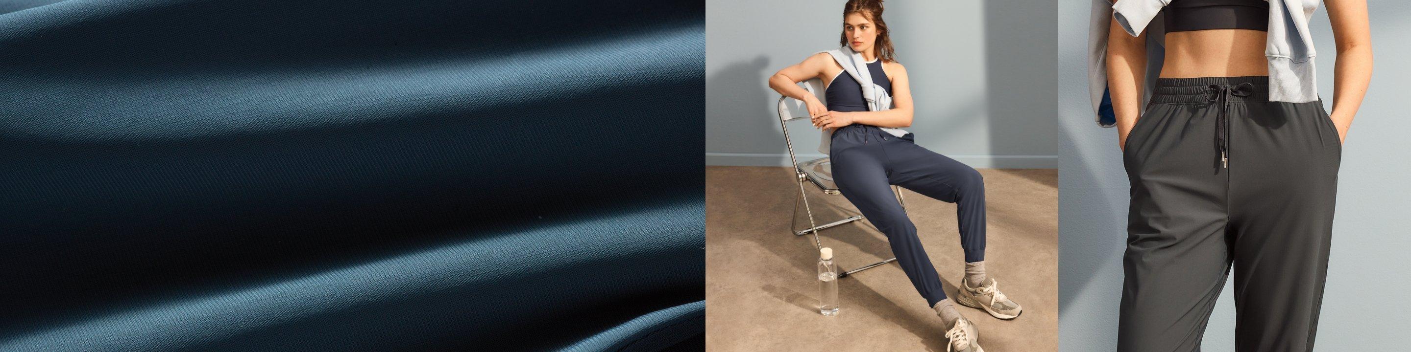 High-Waisted SleekTech Cargo Ankle Pants