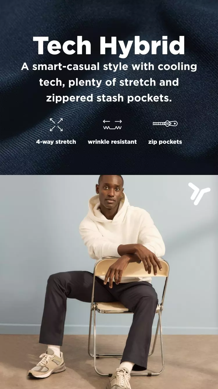 90's Straight Everyday Flex-Waist Pants