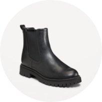 Chunky Heel Chelsea Boot