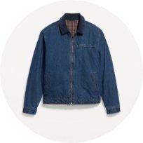 Flannel-Lined Jean Jacket