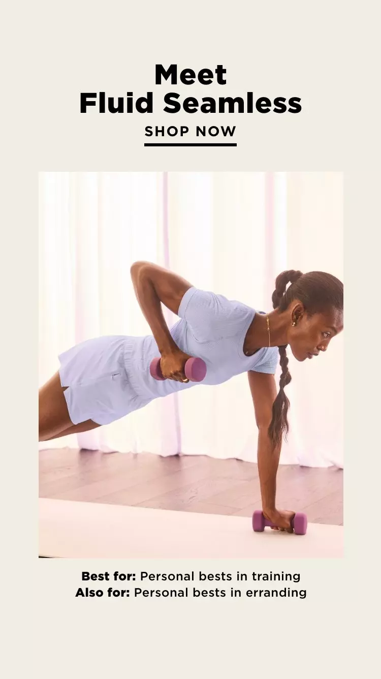 Light Support Fluid Seamless Ribbed Sports Bra