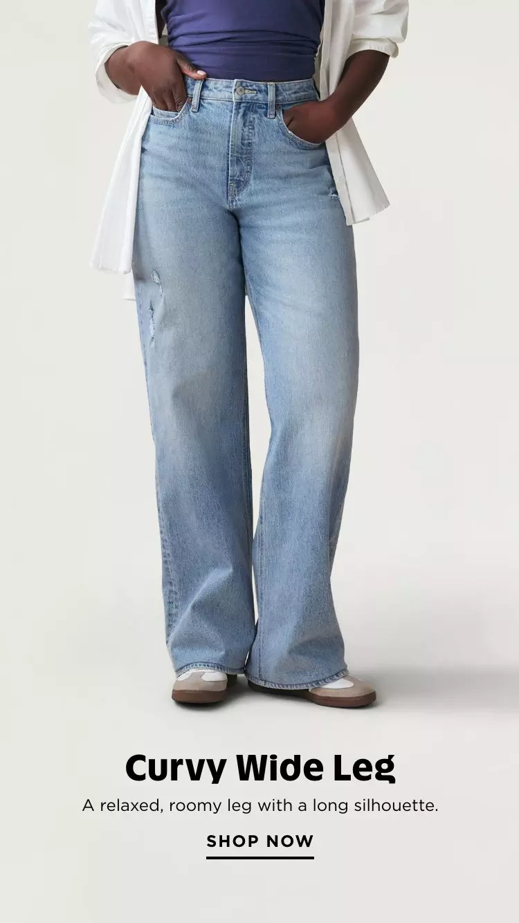 Curvy Extra High-Waisted Wide-Leg Jeans