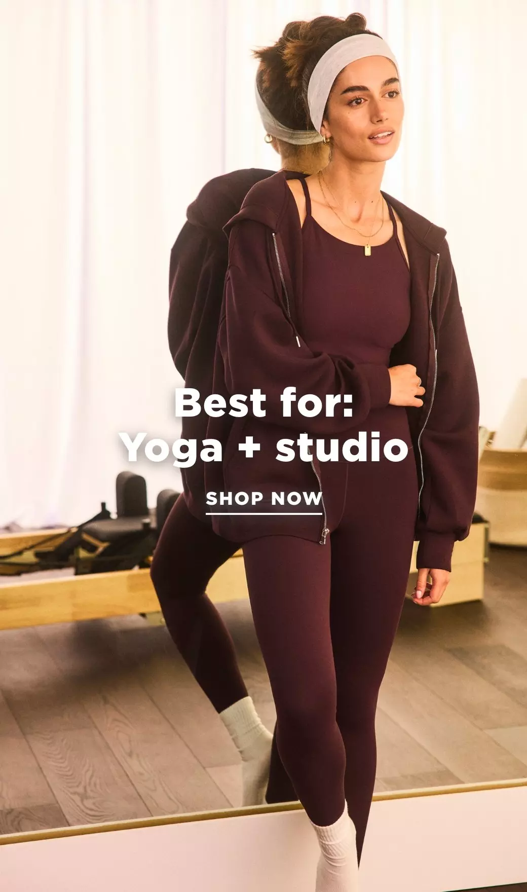 Best for: yoga + studio. Shop now.