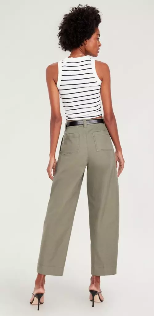 Barrel pants.