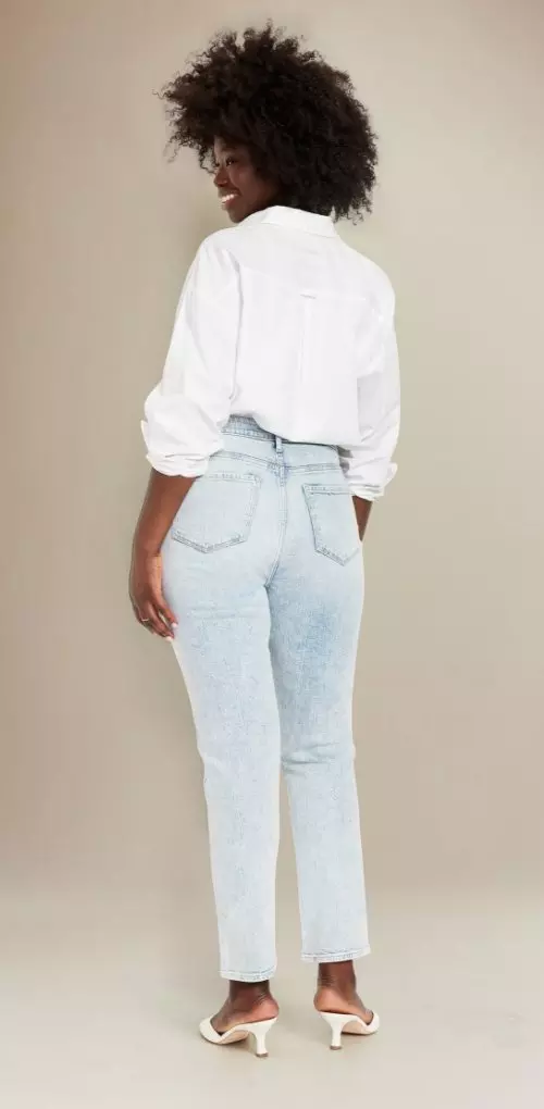 Curvy jeans.