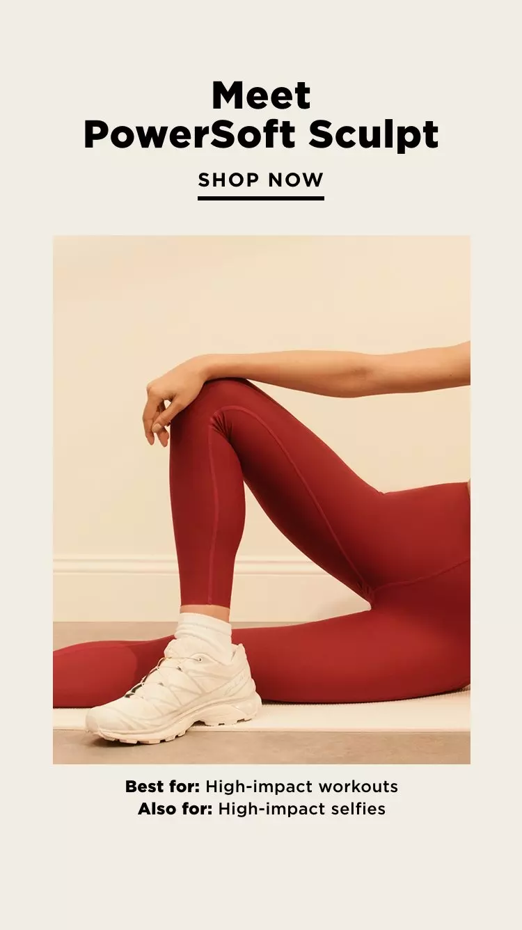 High-Waisted PowerSoft Sculpt 7/8 Leggings