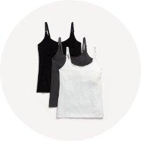 Maternity first layer nursing cami 3 pack.