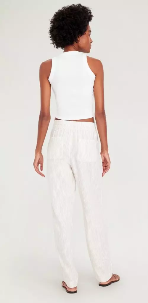 Slim pants.