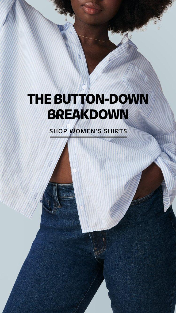 Oversized Button-Down Boyfriend Shirt