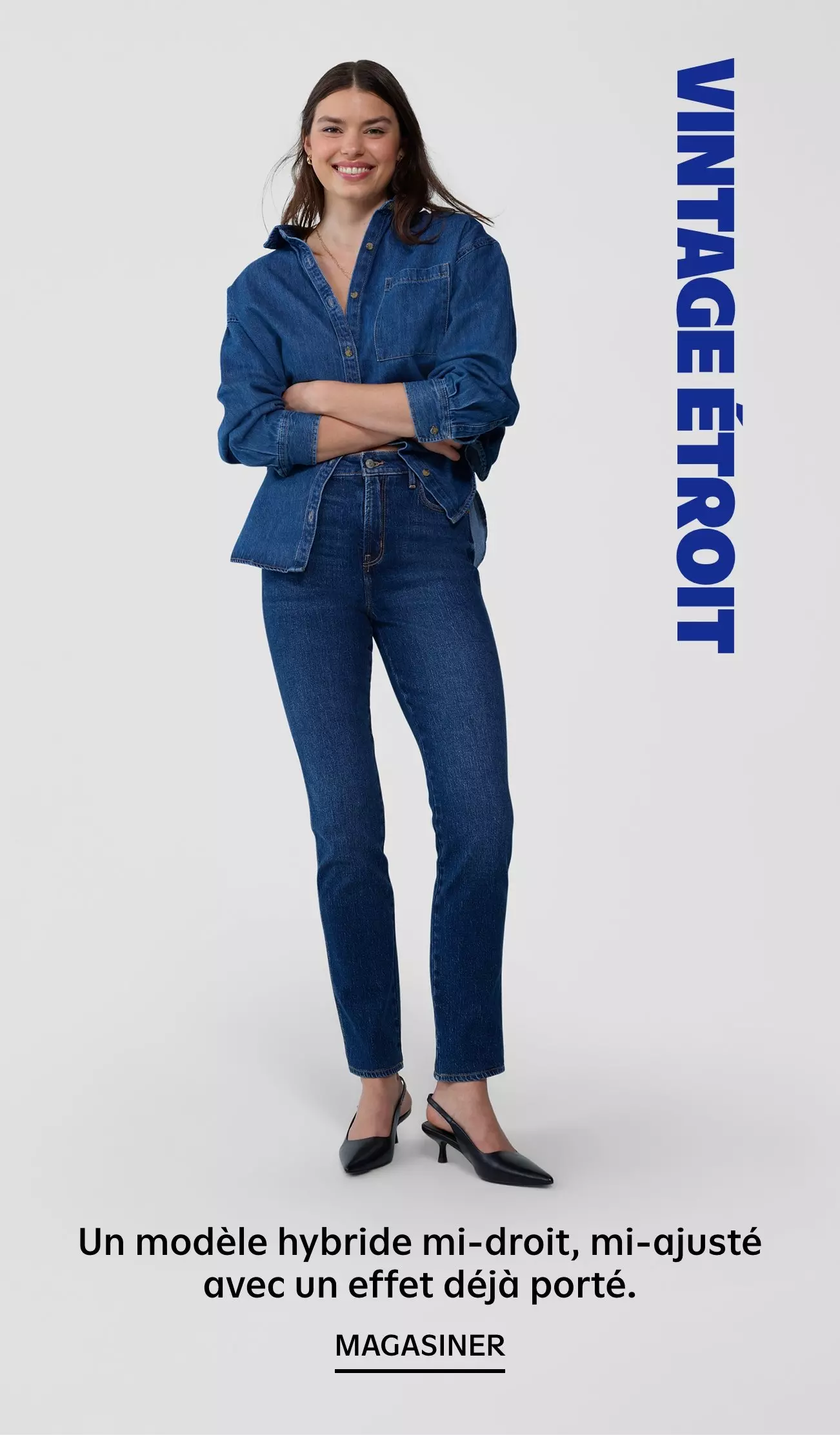 Vintage etroit. Magasiner.