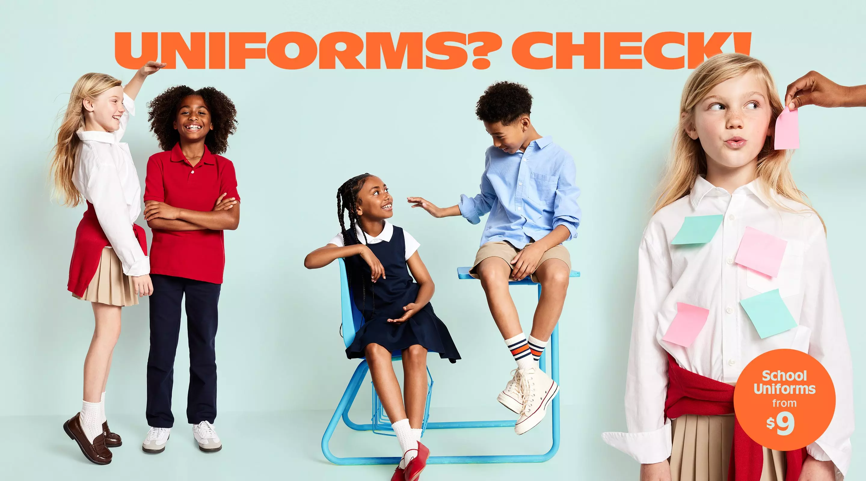 Uniforms? Check! School uniforms from $8.