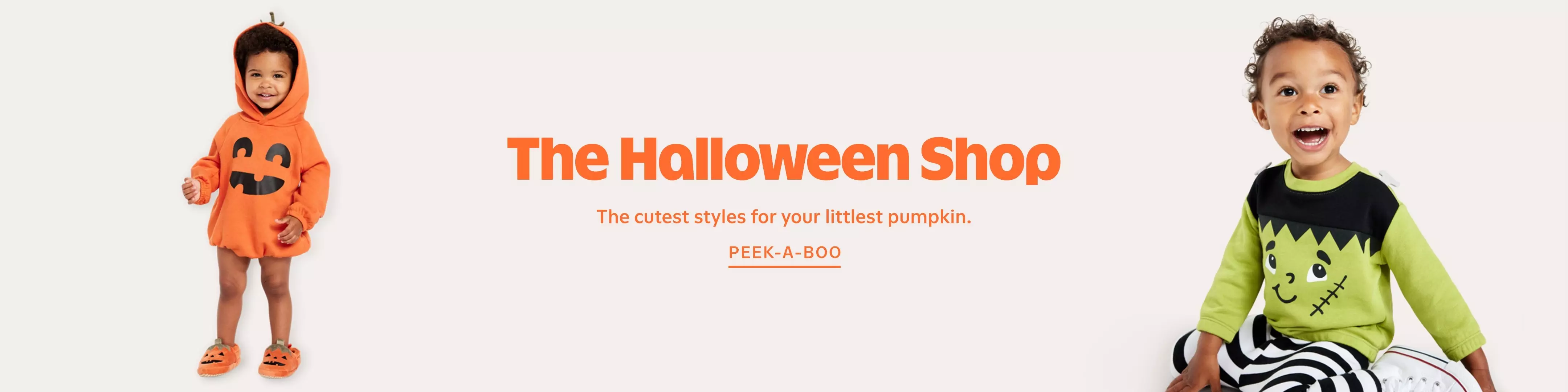 The halloween shop. The cutest styles for your littlest pumkin. Shop now.