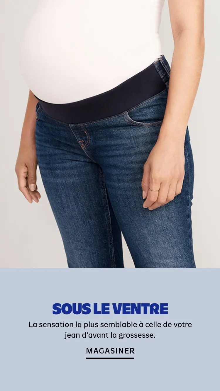 Jean De Maternité Old Navy Rockstar - Bleu Marine - Taille 2 - Neuf Sans étiquettes