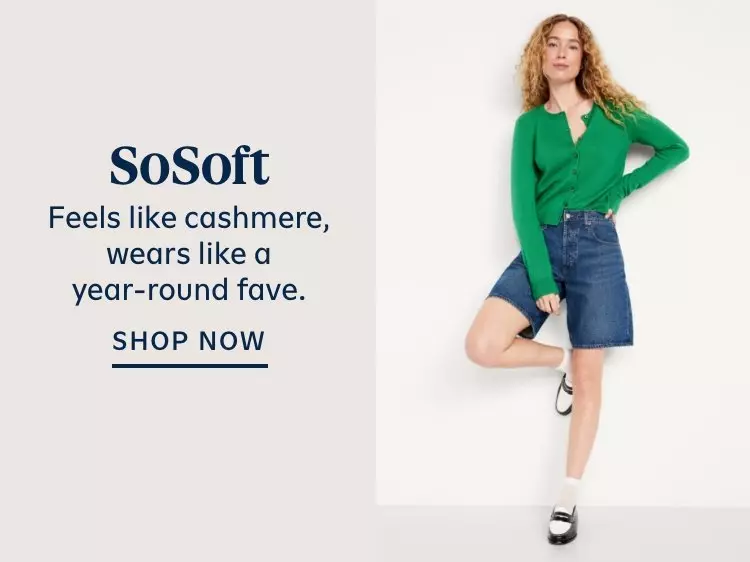 SoSoft Lite V-Neck Cardigan Sweater