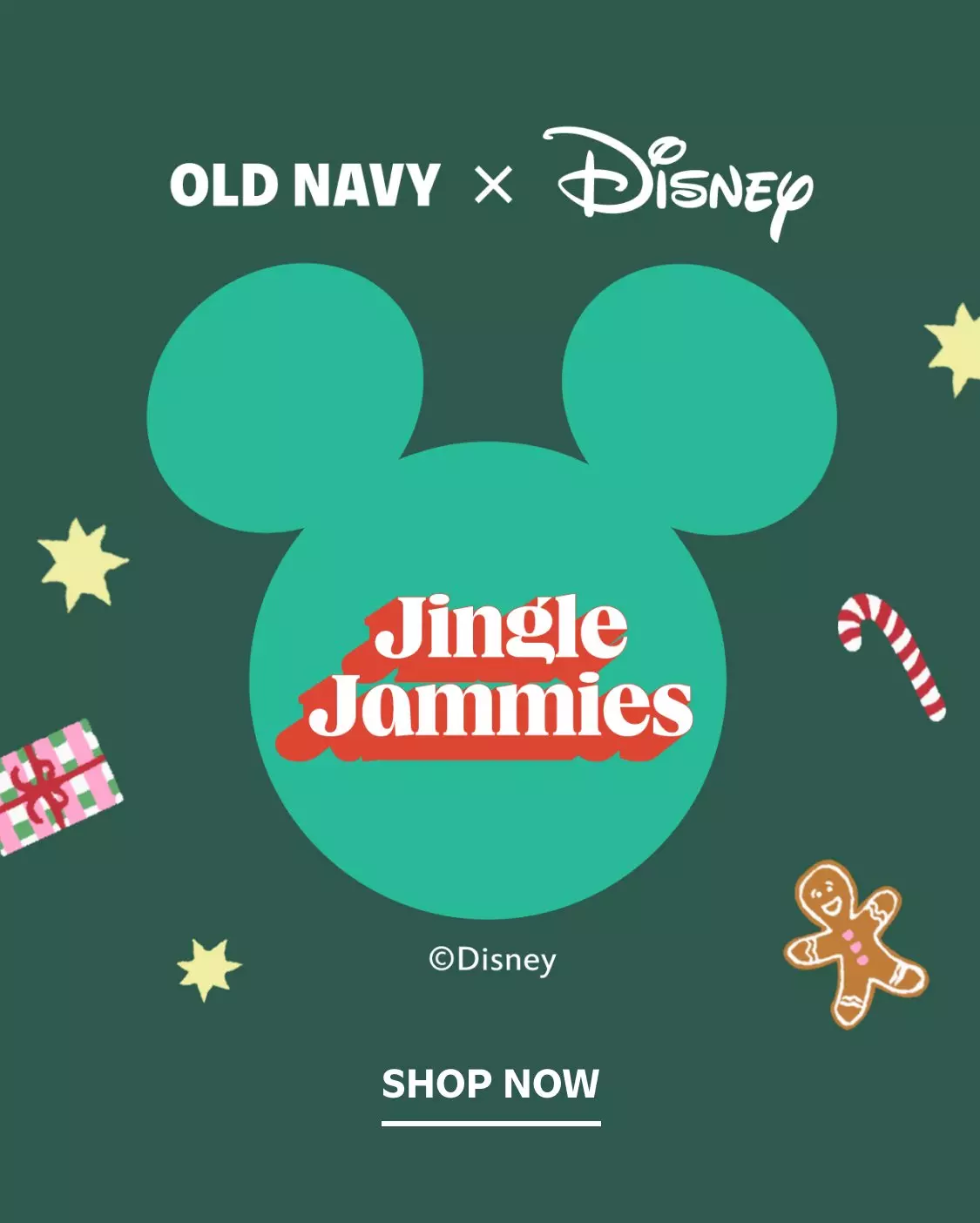Old Navy x Disney Holiday-Graphic T-Shirt for Men