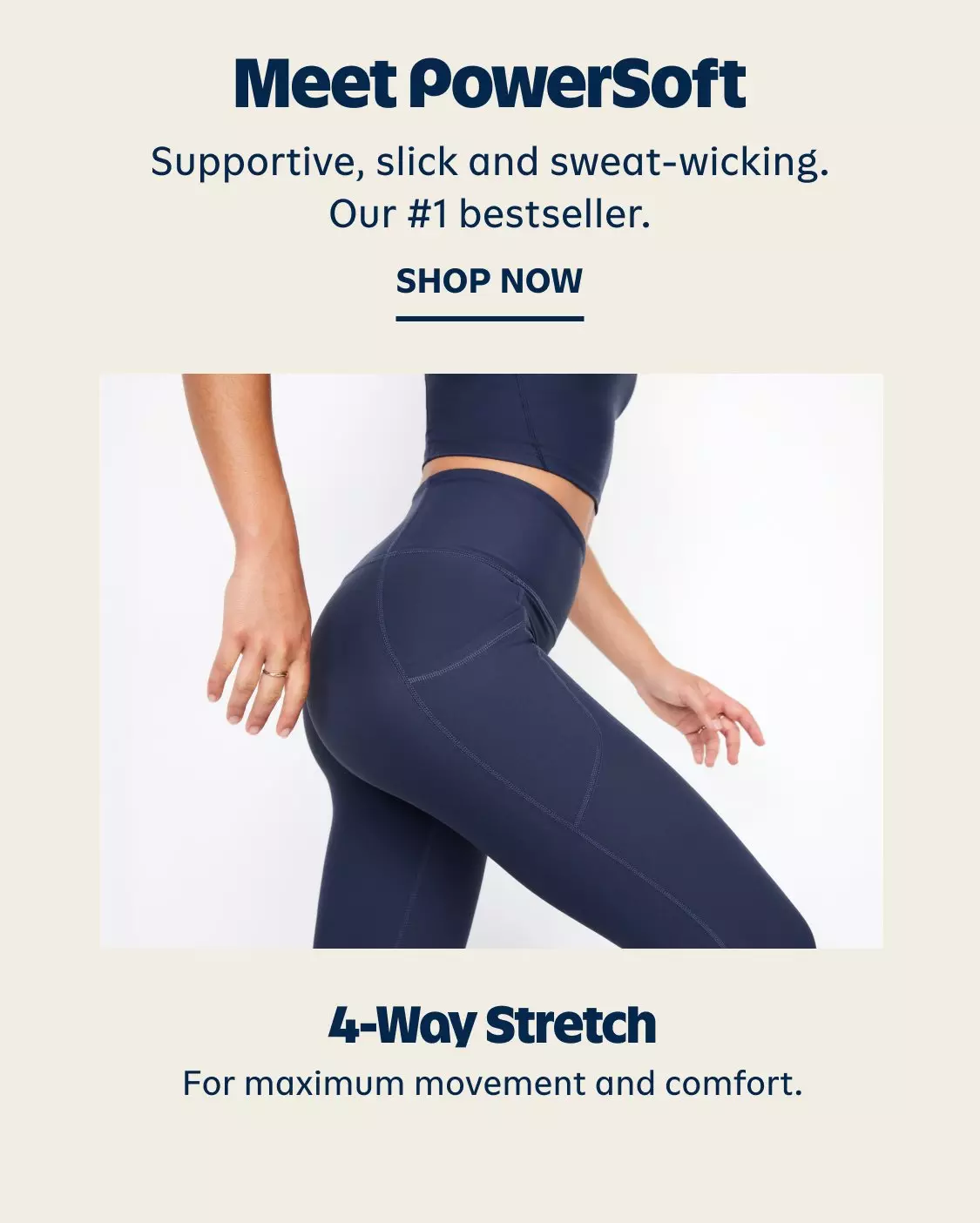 Light Support PowerSoft Ribbed Longline Sports Bra