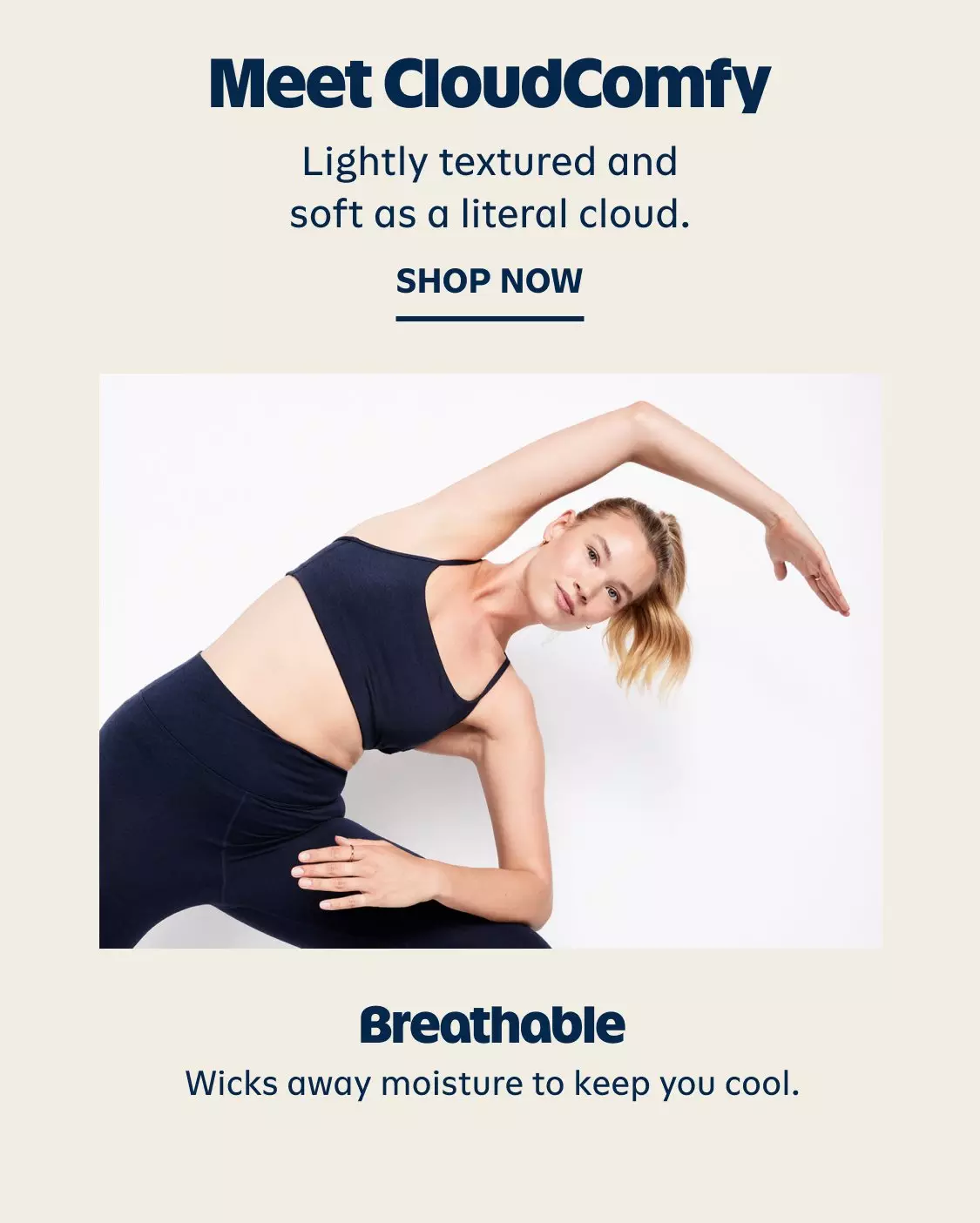 Light Support CloudComfy Bandeau Sports Bra