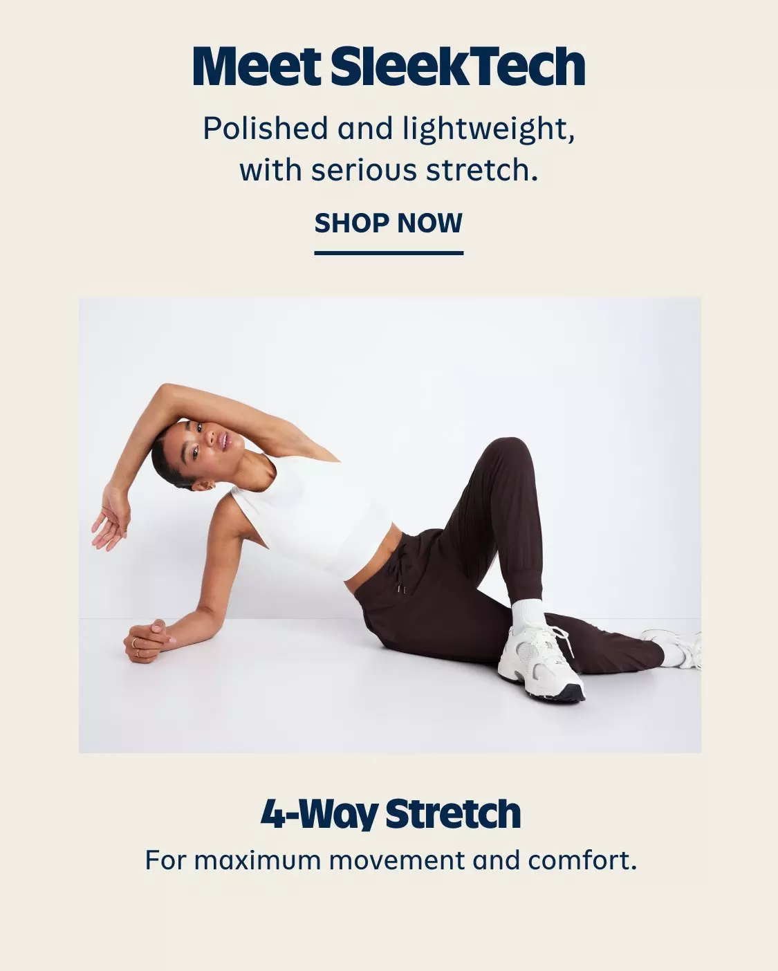 High-Waisted SleekTech Trouser Pants