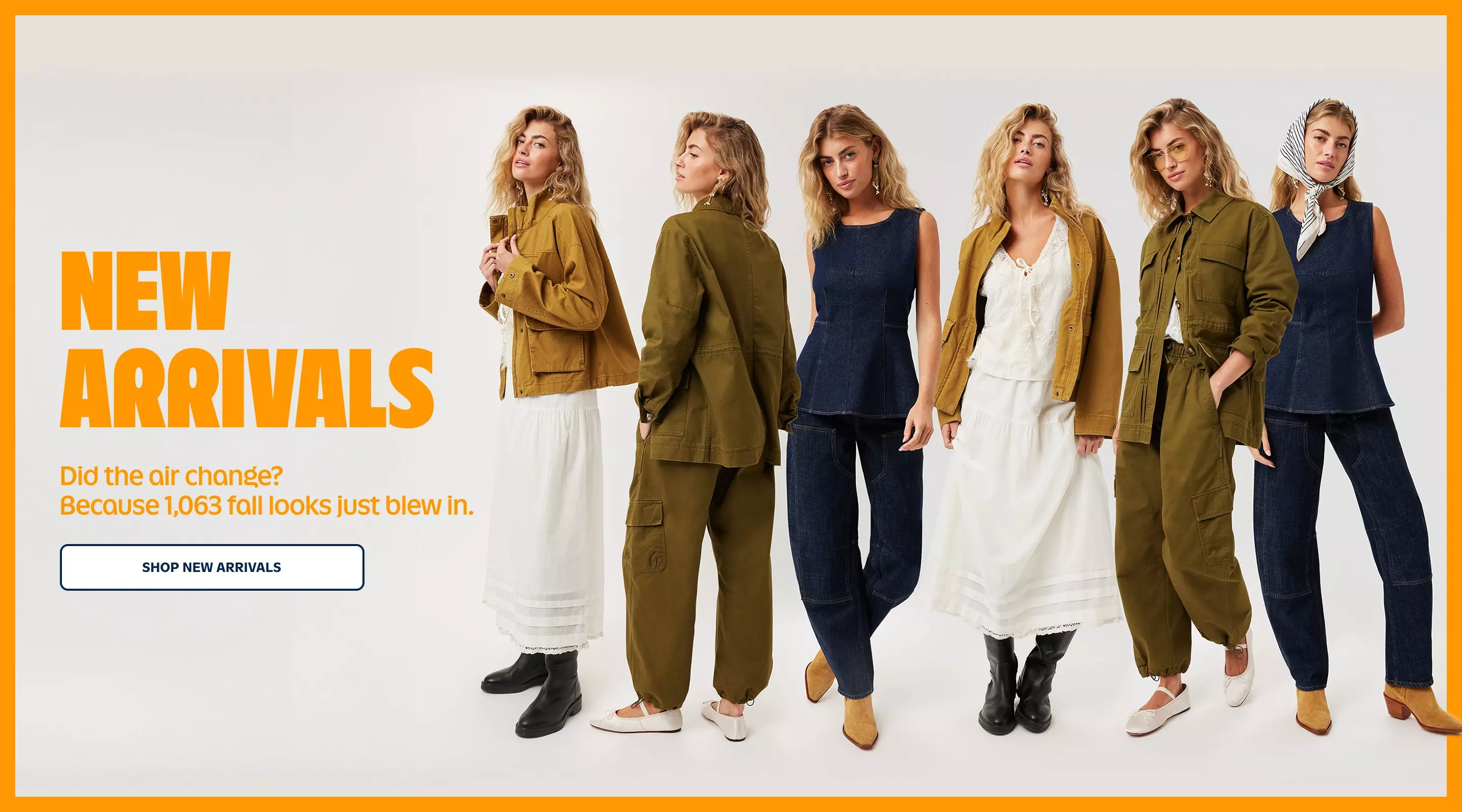 New arrivals. Did the air change? Because 1,063 fall looks just blew in. Shop new arrivals.