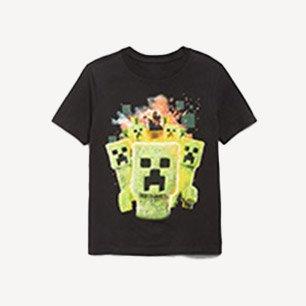 Minecraft licensed graphics tees.