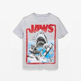 Tv/movies licensed graphics tees.