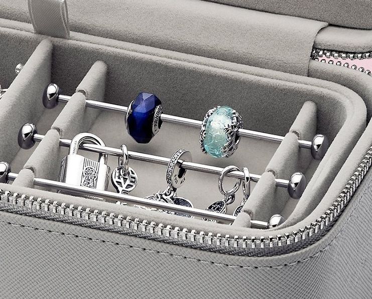 Pandora grey jewellery box hot sale