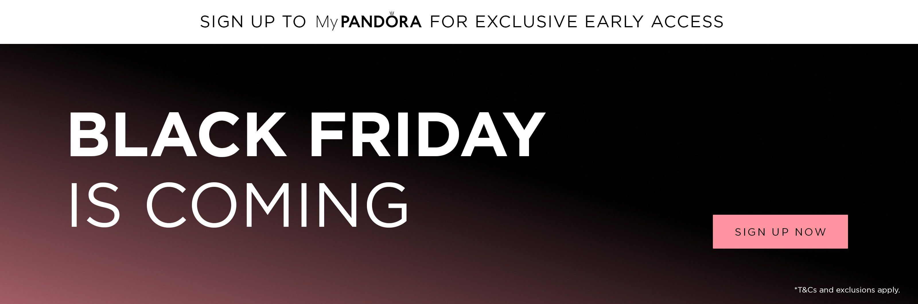 Black Friday Jewellery 2024 Pandora UK