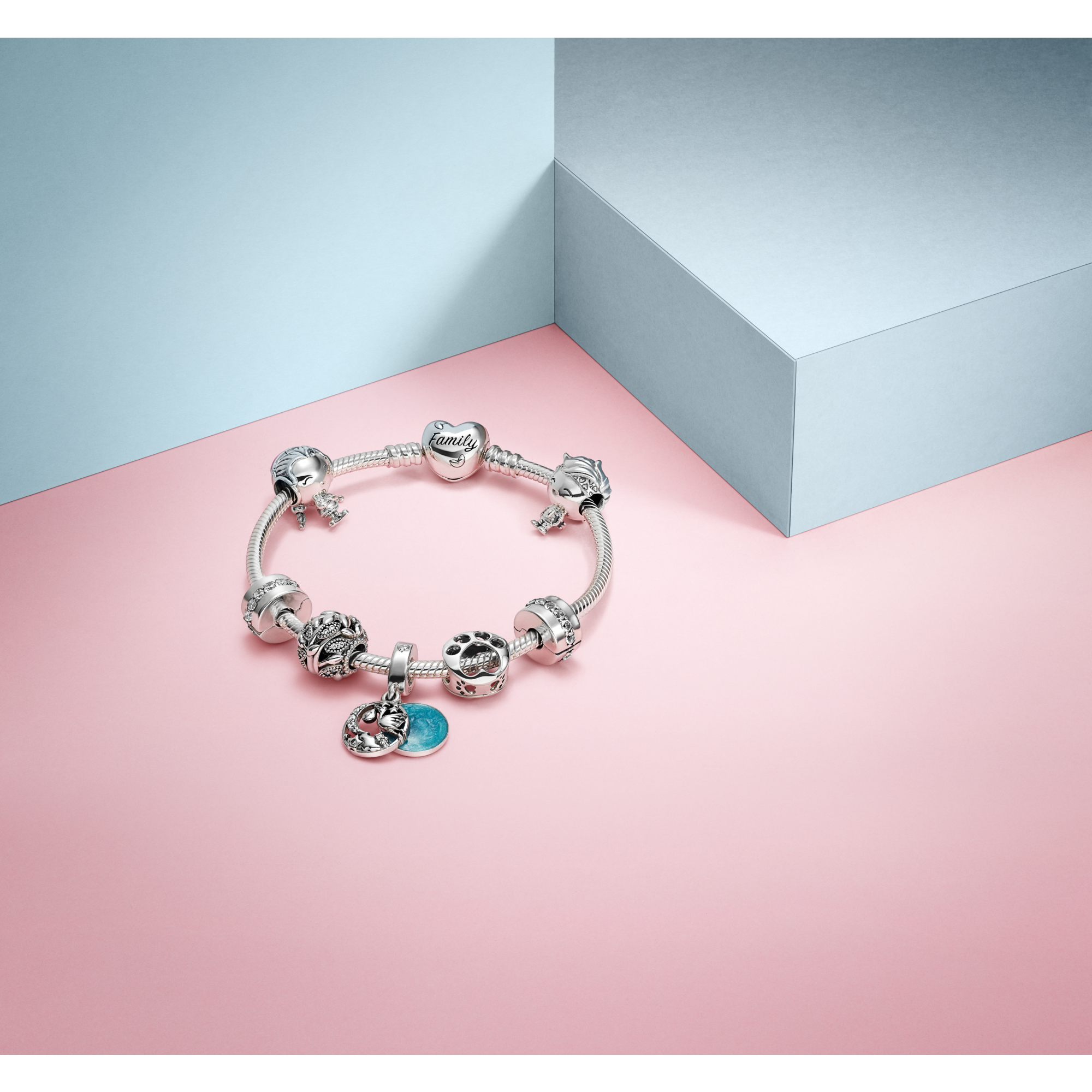 Collect the charms that remind you of your favourite people and pets.