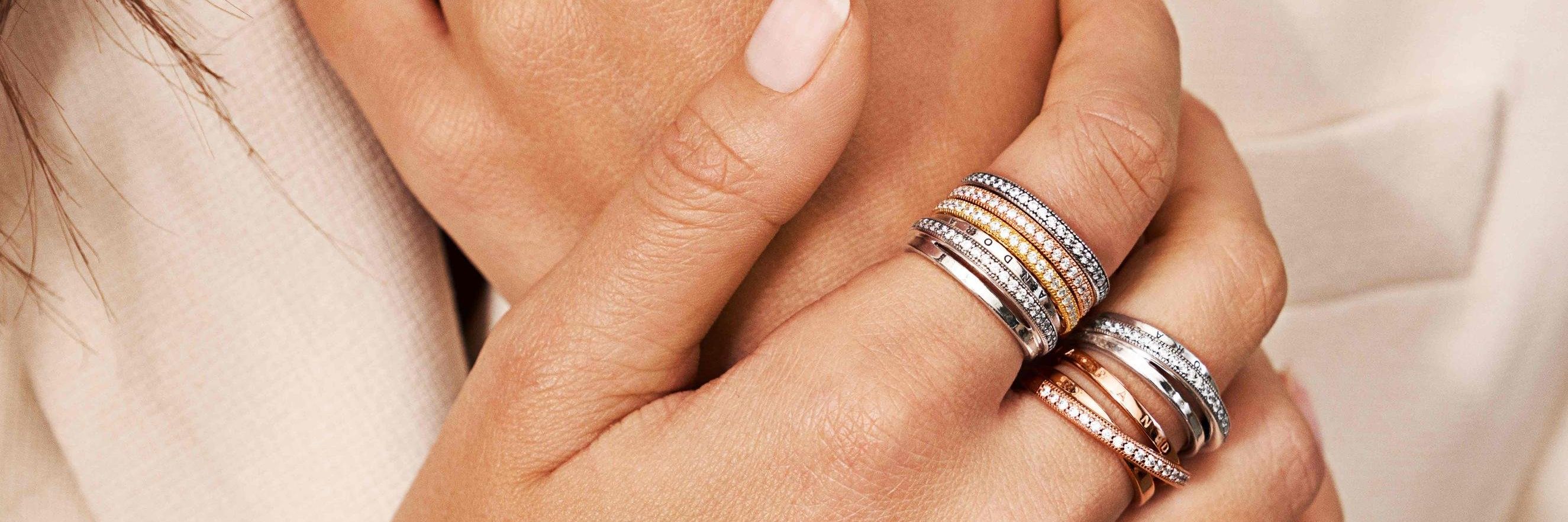 How to Wear Multiple Rings How to Stack Rings Pandora Canada