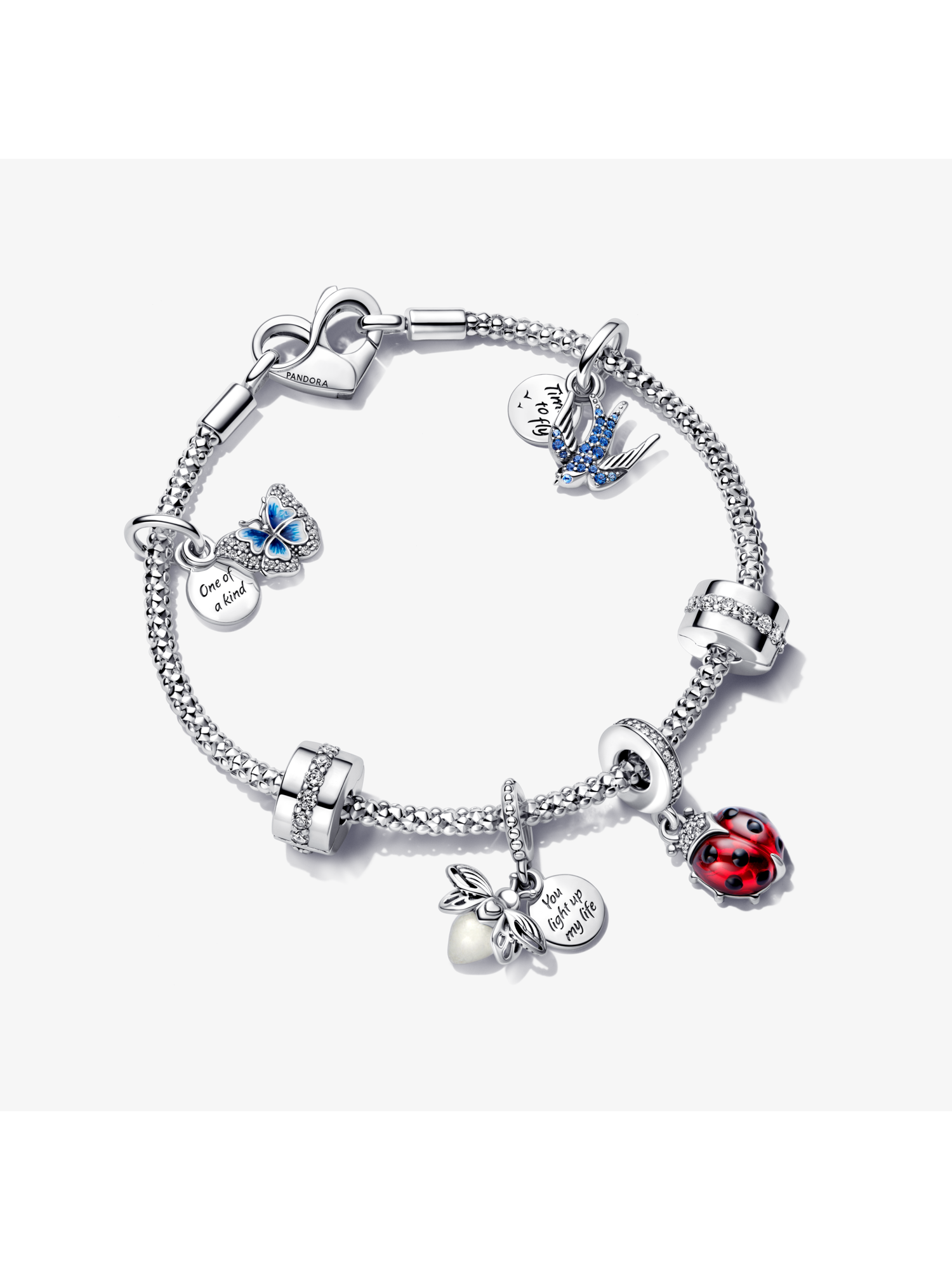 Pandora Moments-lentecollectie bedelarmband van sterlingzilver