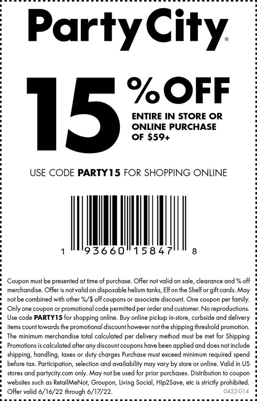 15% Off Any Purchase $59+