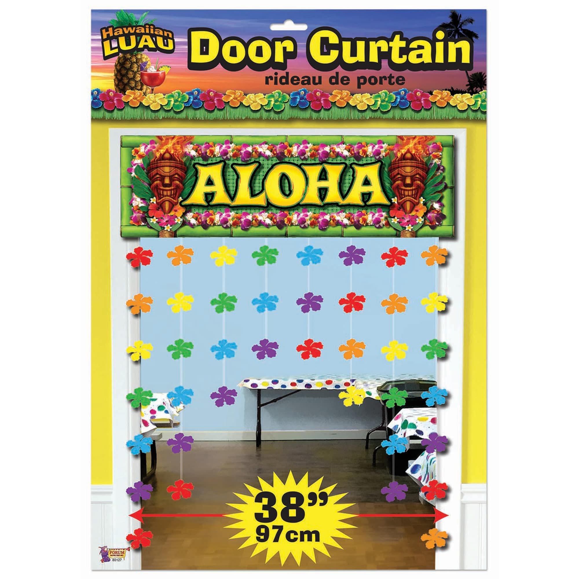 Aloha Floral Door Curtain - Thumbnail 3