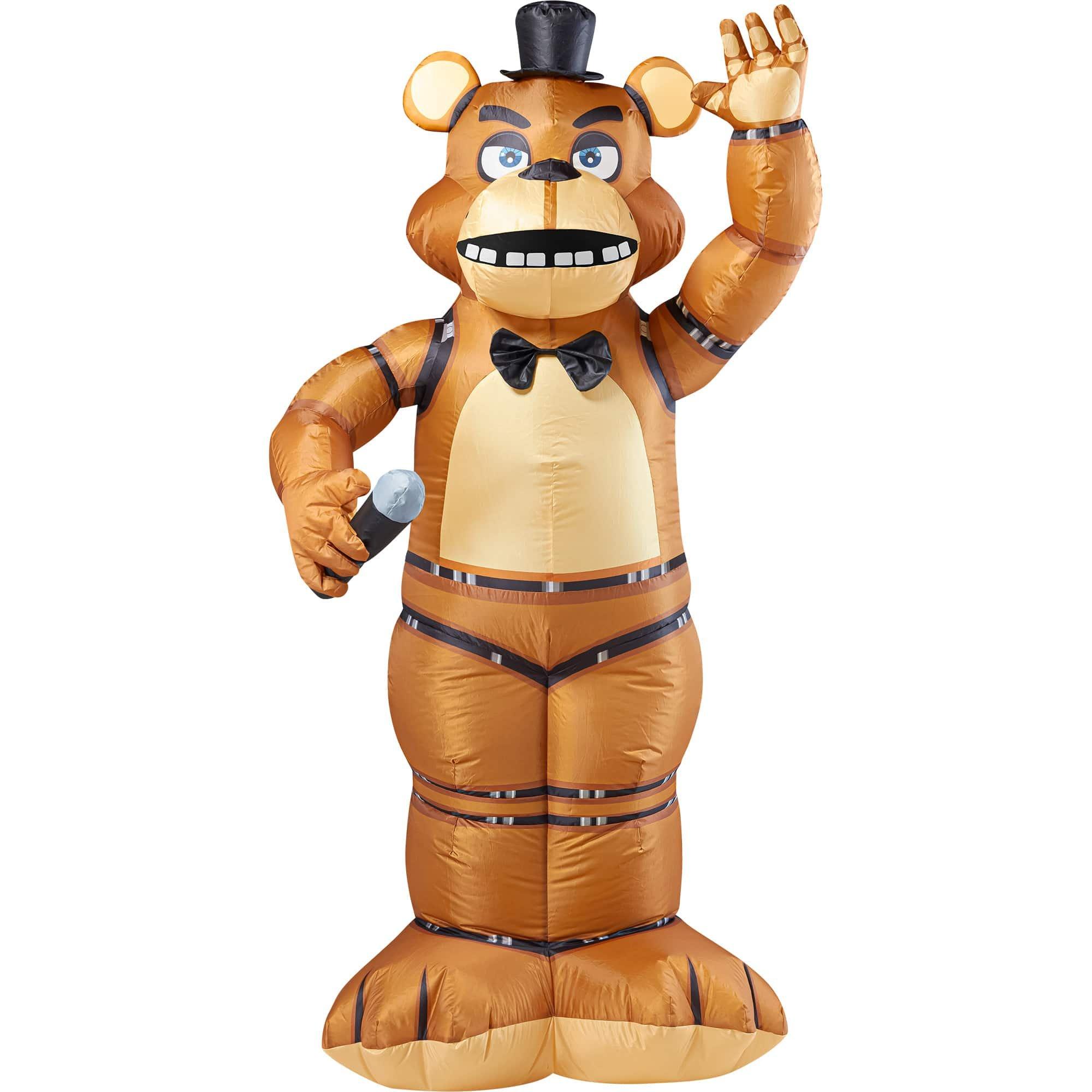 Party City Freddy Inflatable Lawn Decoration - Thumbnail 2
