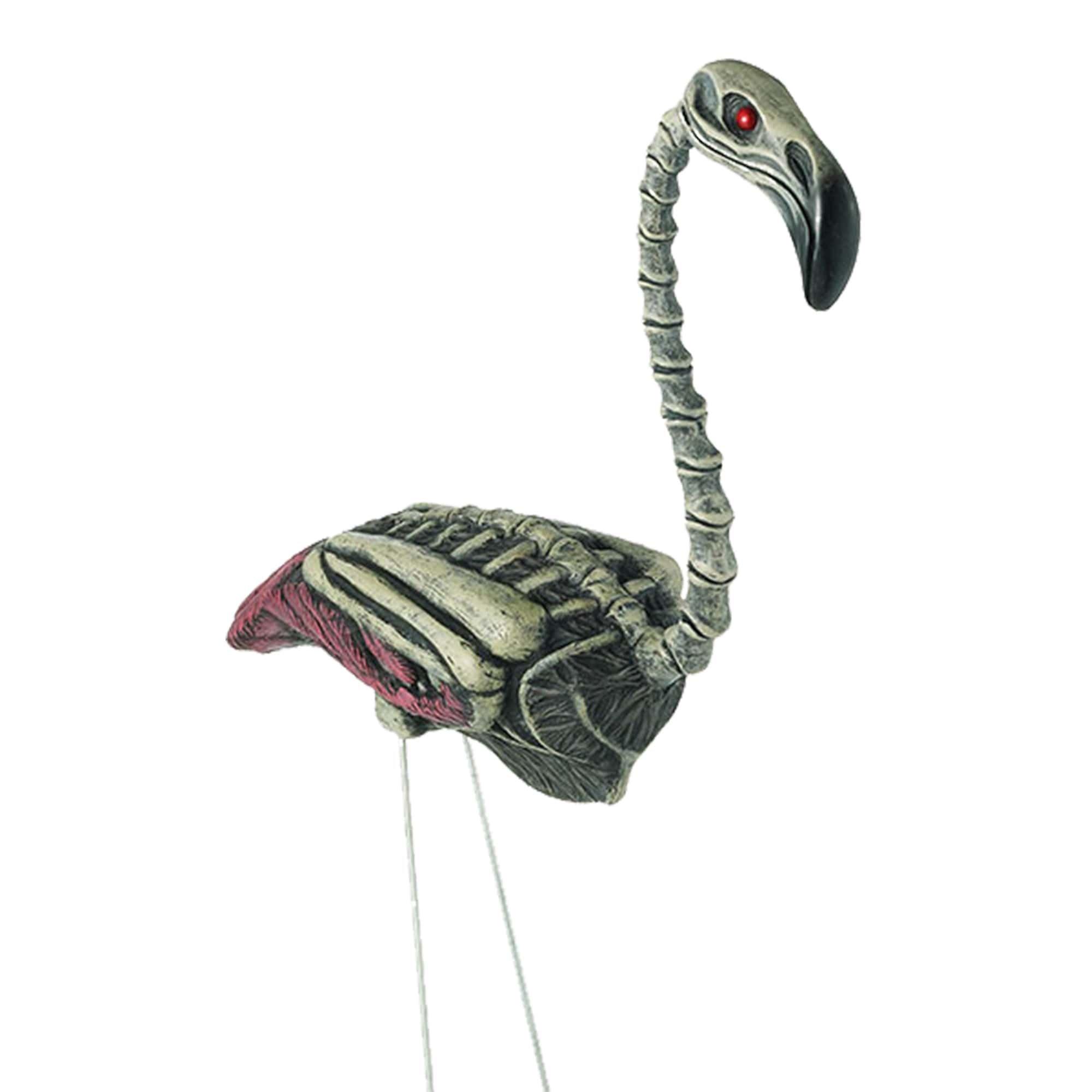 Zombie Skeleton Flamingo Lawn Decoration