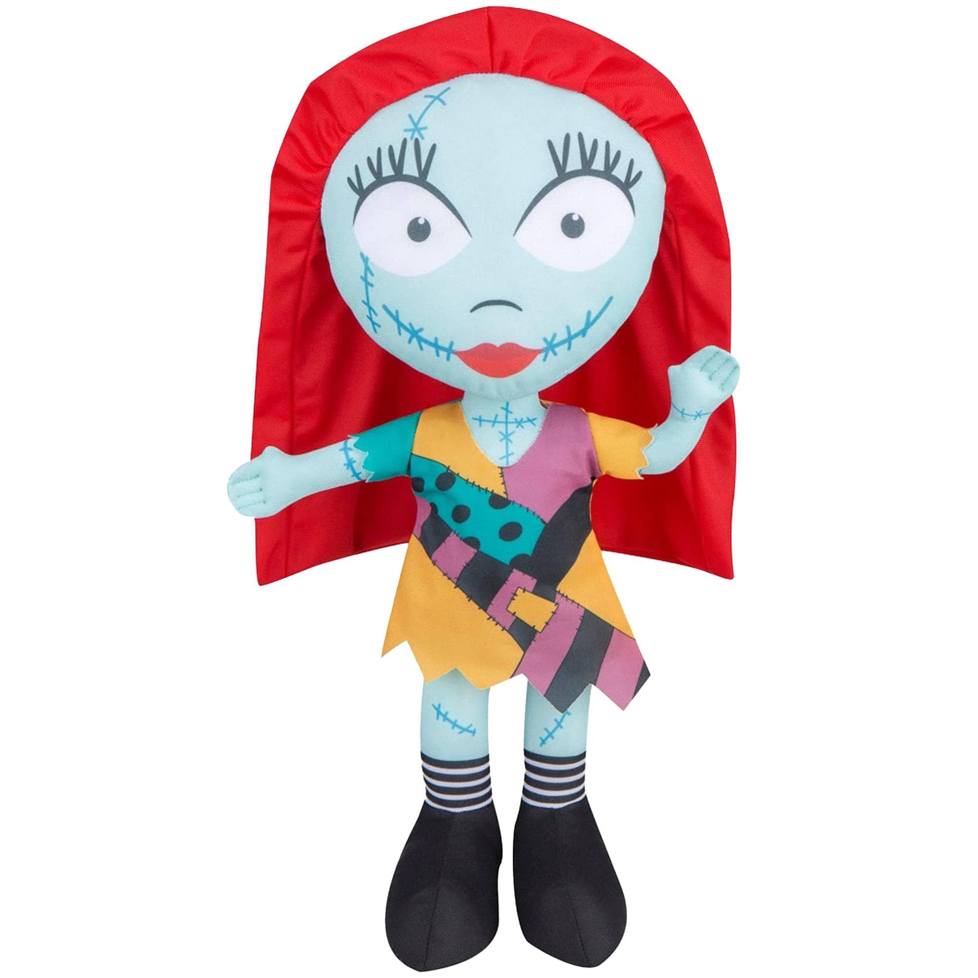 19-inch The Nightmare Before Christmas Big Head Sally Plush Front Door Greeter - Thumbnail 2