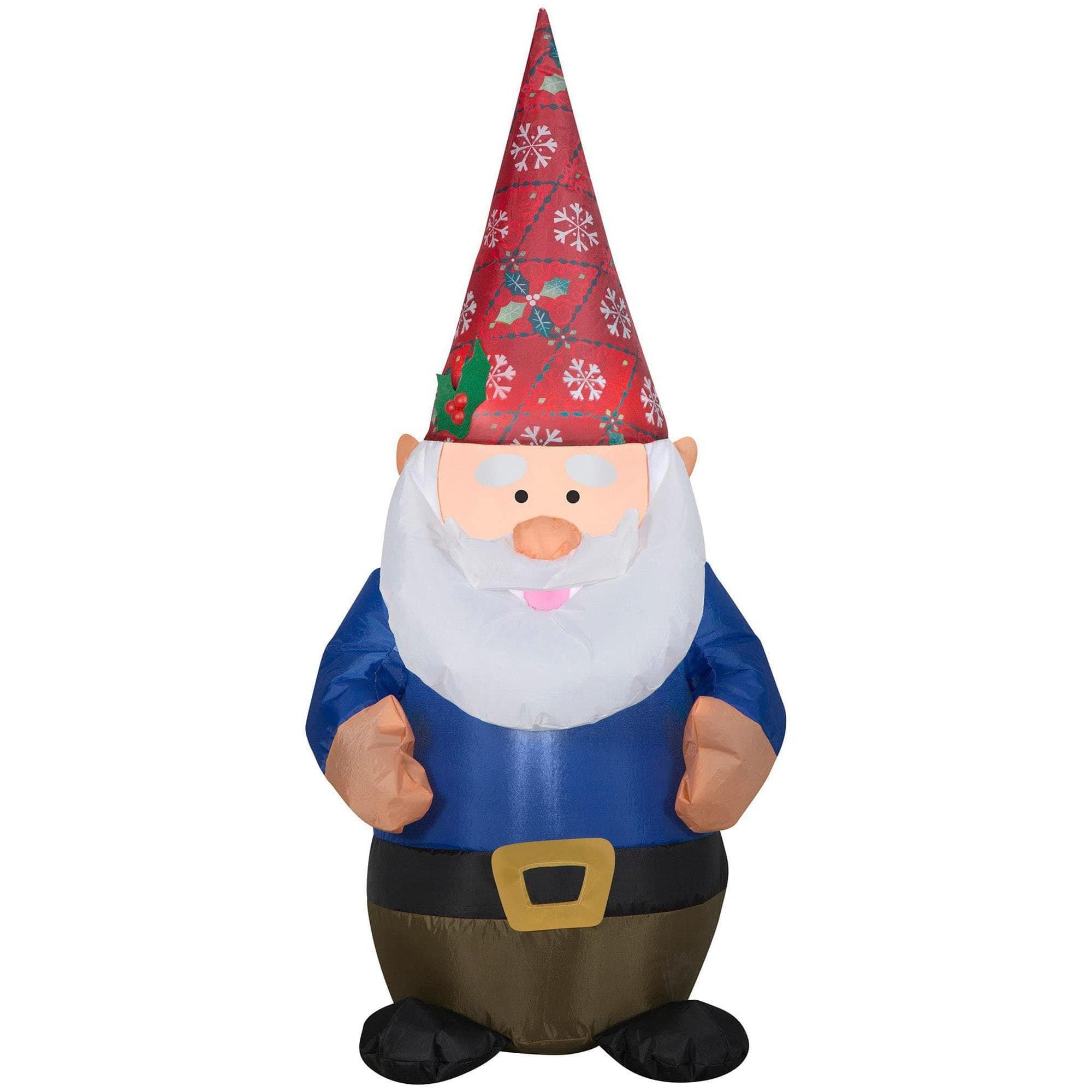 Party City Gnome Inflatable Lawn Decoration