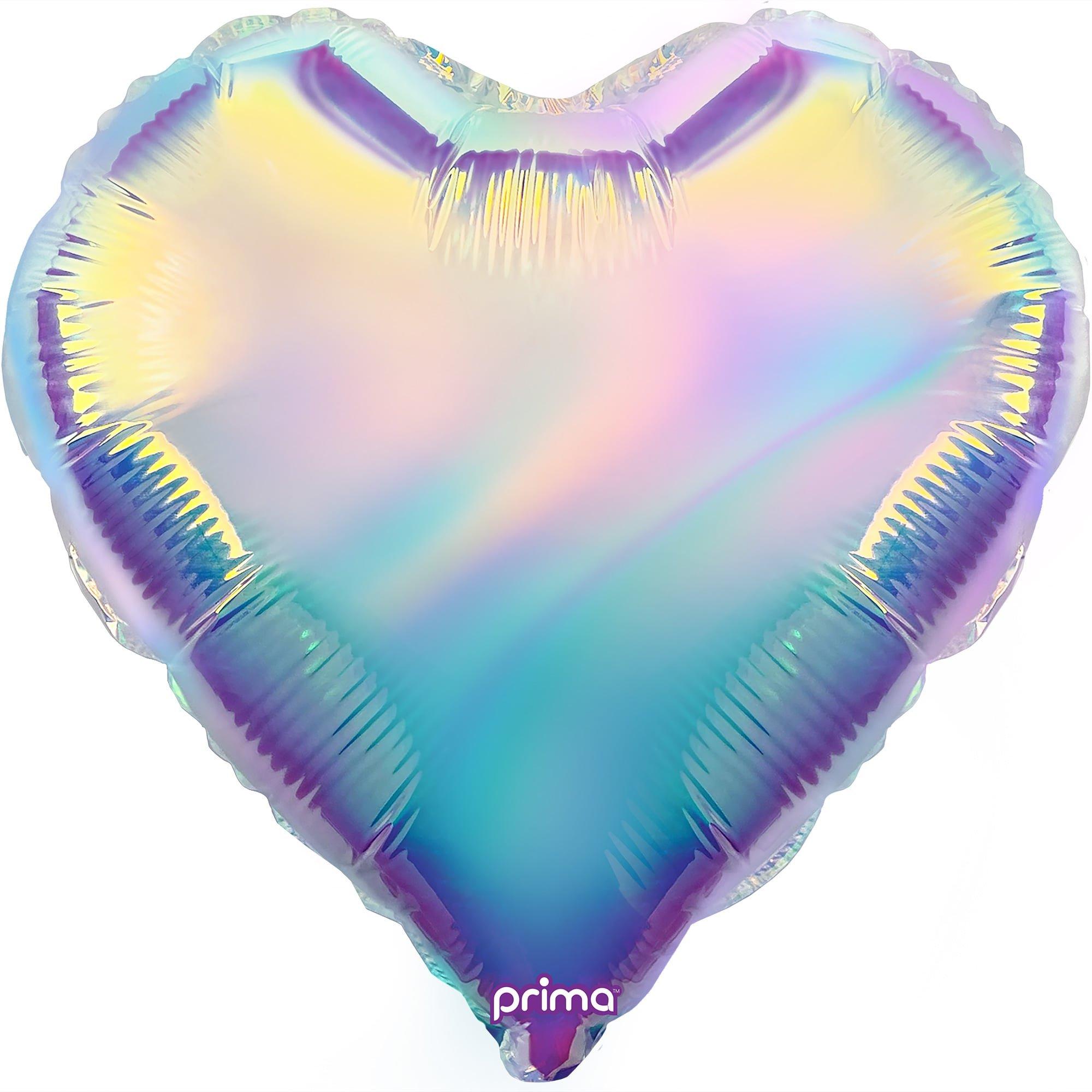 Amscan Rainbow Love Herz Folienballon – Ca. 45 Cm Durchmesser, Füllbar Mit Helium Oder Luft, Für Partys