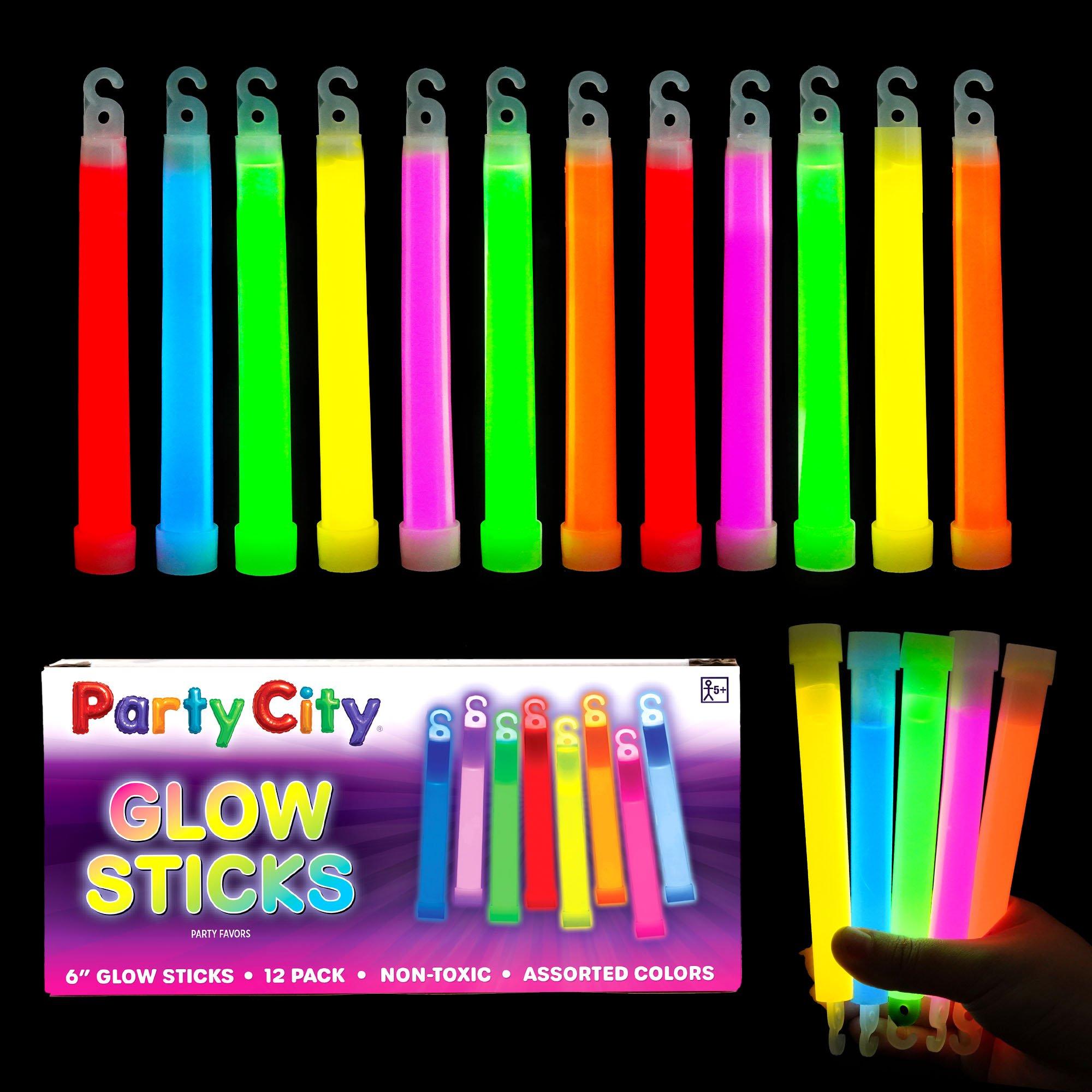 thumbnail image 2 of JOYIN 12PCS Halloween Glow Sticks Bulk Party Pack, Light Multicolor 2 of 10